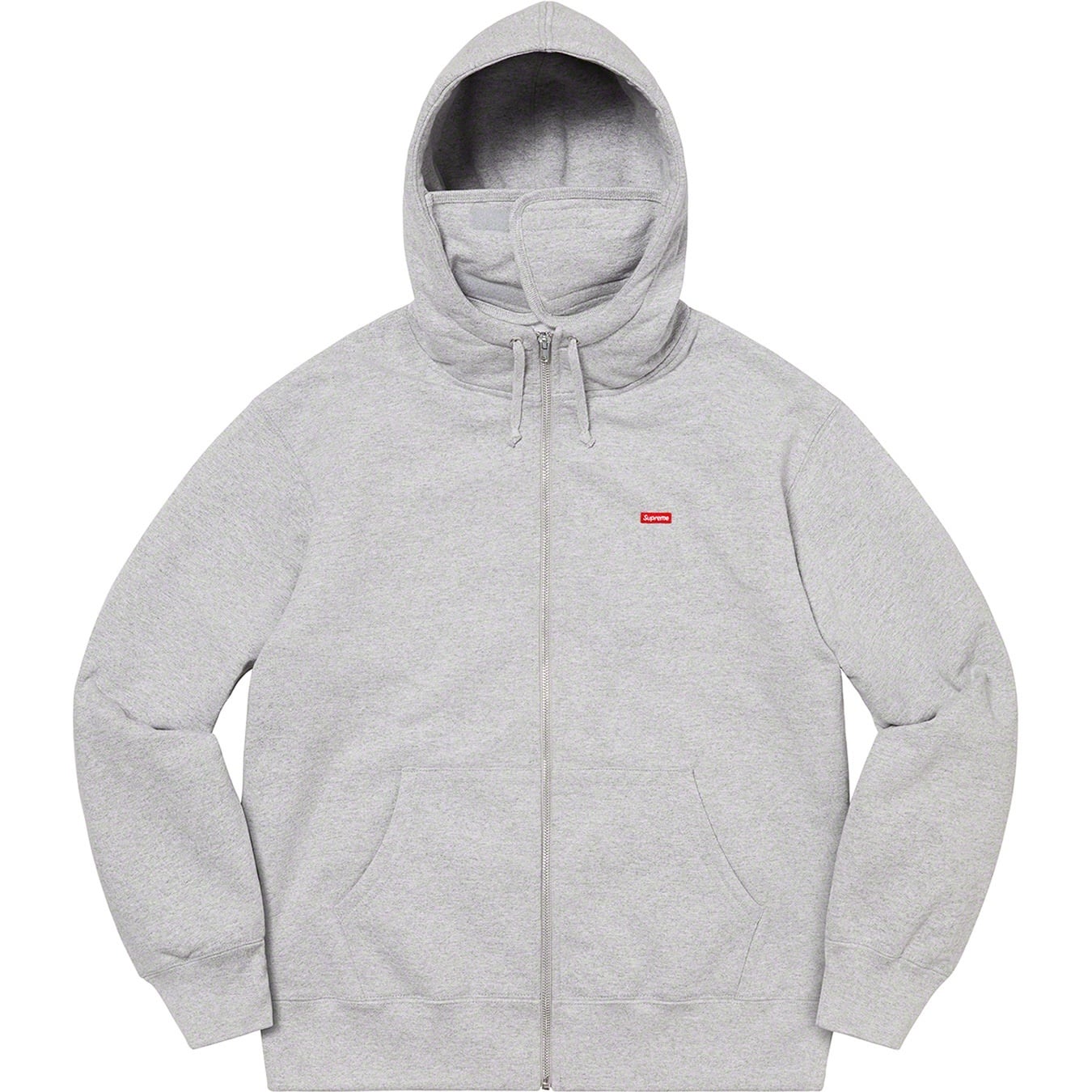 Small Box Facemask Zip Up Hooded Sweatshirt view 5